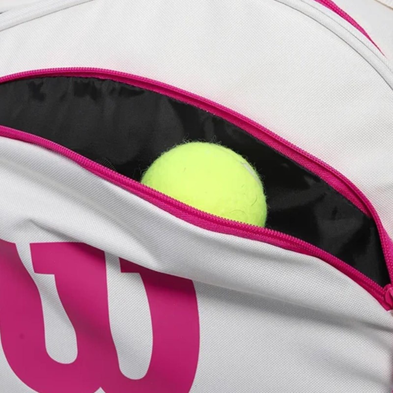 Wilson Advantage 6R Tennis Kit Bag (White/Pink)