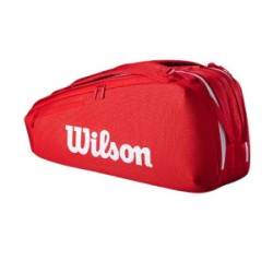 Wilson Super Tour 6R Tennis Kit Bag (Red) Wilson Super Tour 6R Tennis Kit Bag (Red)