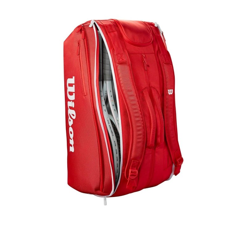 Wilson Super Tour 15R 2025 Tennis Kit Bag (Red) Wilson Super Tour 15R 2025 Tennis Kit Bag (Red)