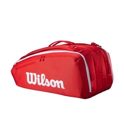 Wilson Super Tour 15R 2025 Tennis Kit Bag (Red)
