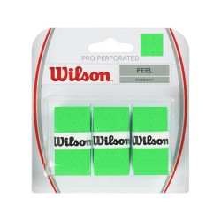 WILSON Pro Perforated Overgrip (Green, 3 pcs)