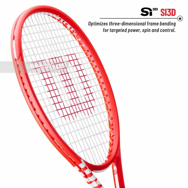 WILSON Clash 100L V3 Reverse Tennis Racquet (280g, Unstrung)