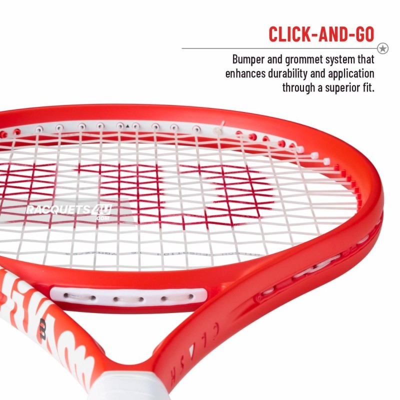 WILSON Clash 100L V3 Reverse Tennis Racquet (280g, Unstrung)
