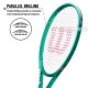 WILSON Blade 98 16x19 V10 Tennis Racquet (305 g, Unstrung)