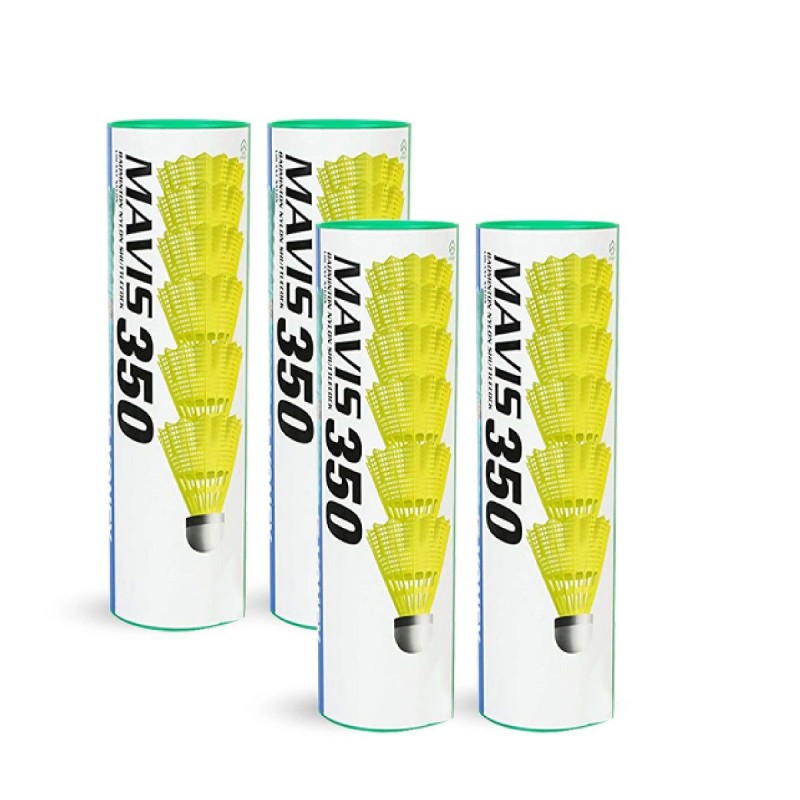 YONEX Mavis 350 Badminton Shuttlecock (Pack of 4) YONEX Mavis 350 Badminton Shuttlecock (Pack of 4)