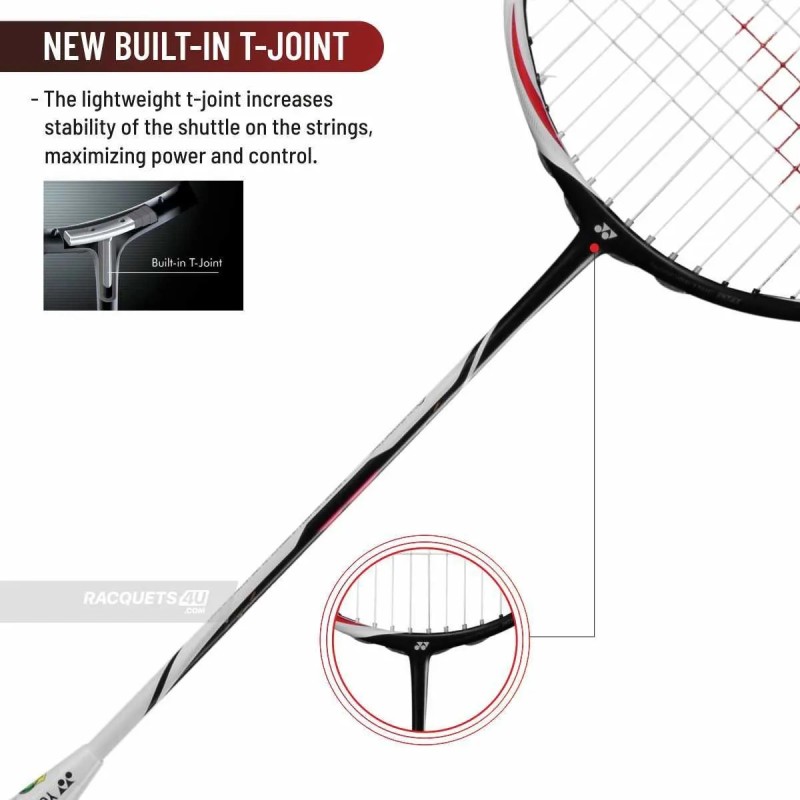 YONEX Duora Z Strike Badminton Racquet (Black/White, Unstrung) YONEX Duora Z Strike Badminton Racquet (Black/White, Unstrung)