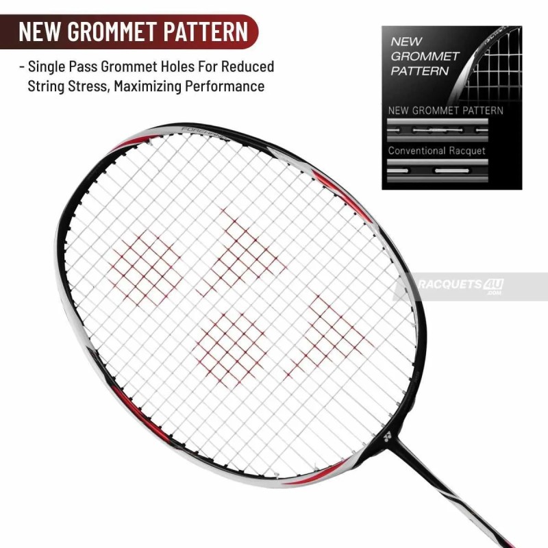 YONEX Duora Z Strike Badminton Racquet (Black/White, Unstrung) YONEX Duora Z Strike Badminton Racquet (Black/White, Unstrung)