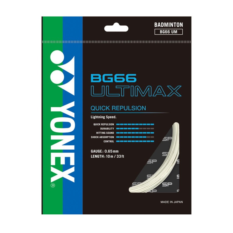YONEX BG 66 Ultimax Badminton String YONEX BG 66 Ultimax Badminton String