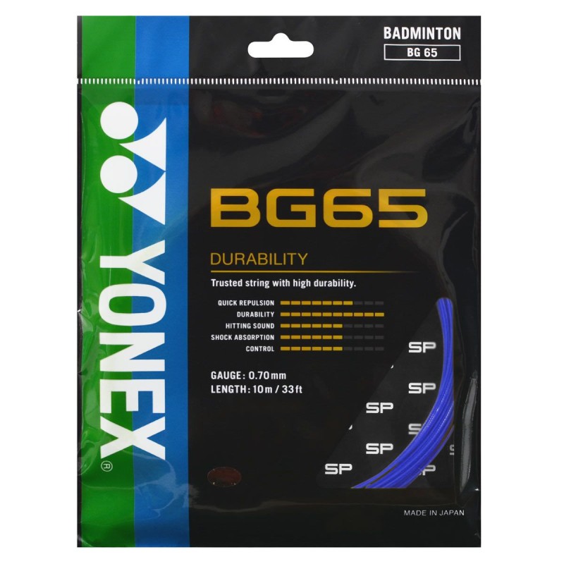 YONEX BG 65 Badminton String YONEX BG 65 Badminton String