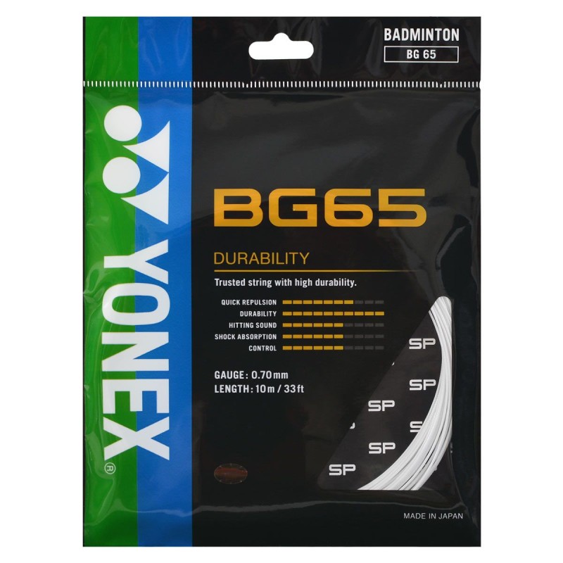 YONEX BG 65 Badminton String YONEX BG 65 Badminton String