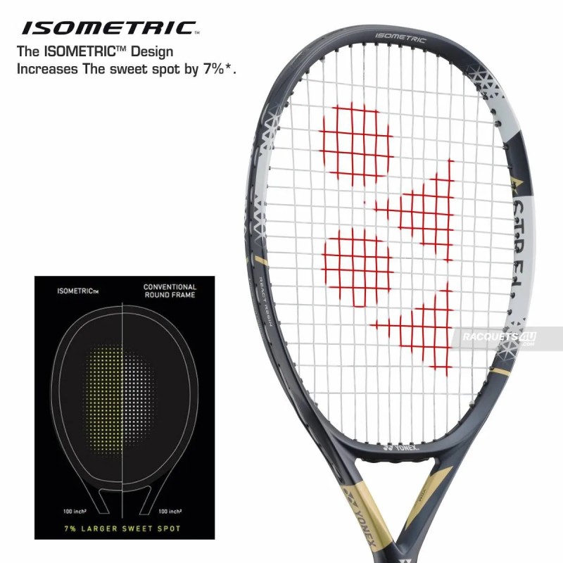 YONEX Astrel 115 Tennis Racquet (Gold, Unstrung) YONEX Astrel 115 Tennis Racquet (Gold, Unstrung)