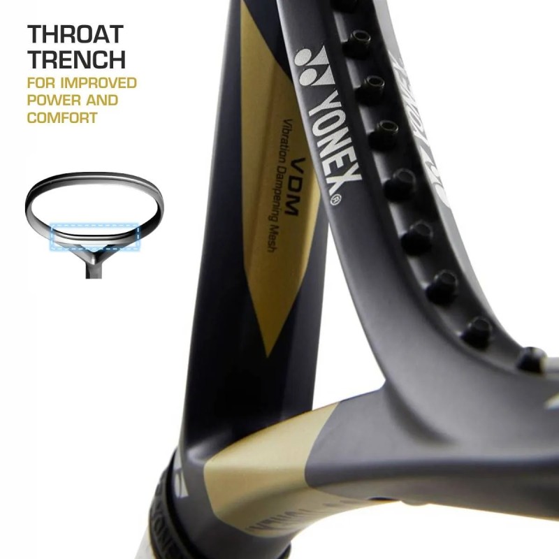 YONEX Astrel 115 Tennis Racquet (Gold, Unstrung) YONEX Astrel 115 Tennis Racquet (Gold, Unstrung)