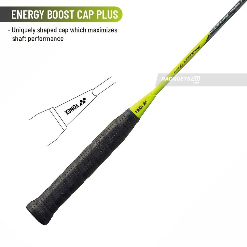 YONEX Arcsaber 7 Pro Badminton Racquet (Grey/Yellow, Unstrung) YONEX Arcsaber 7 Pro Badminton Racquet (Grey/Yellow, Unstrung)