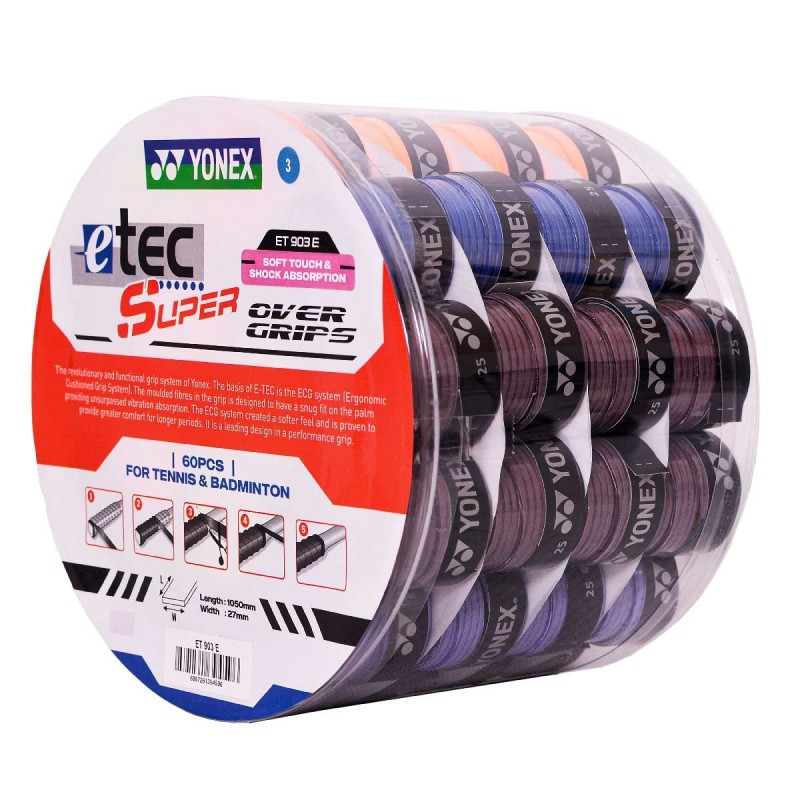 YONEX ET-903 ES Badminton Grip (60 Pcs) Box