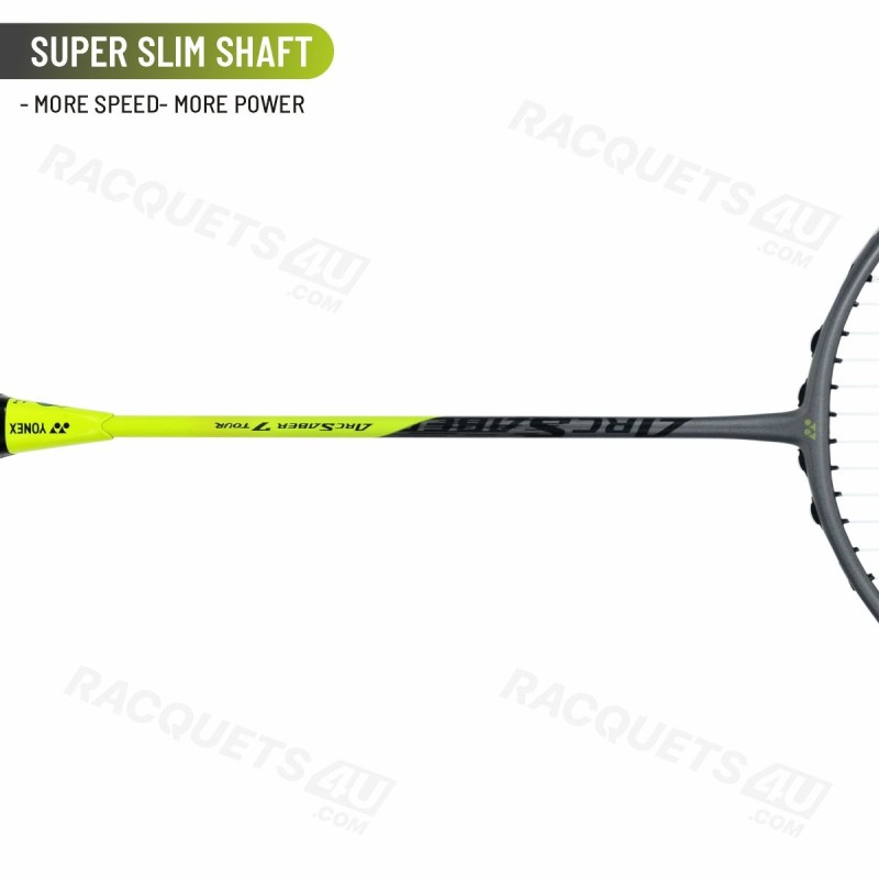 YONEX Arcsaber 7 Tour Badminton Racquet (Grey Yellow, Unstrung) YONEX Arcsaber 7 Tour Badminton Racquet (Grey Yellow, Unstrung)