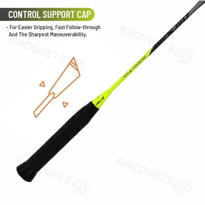 YONEX Arcsaber 7 Tour Badminton Racquet (Grey Yellow, Unstrung) YONEX Arcsaber 7 Tour Badminton Racquet (Grey Yellow, Unstrung)