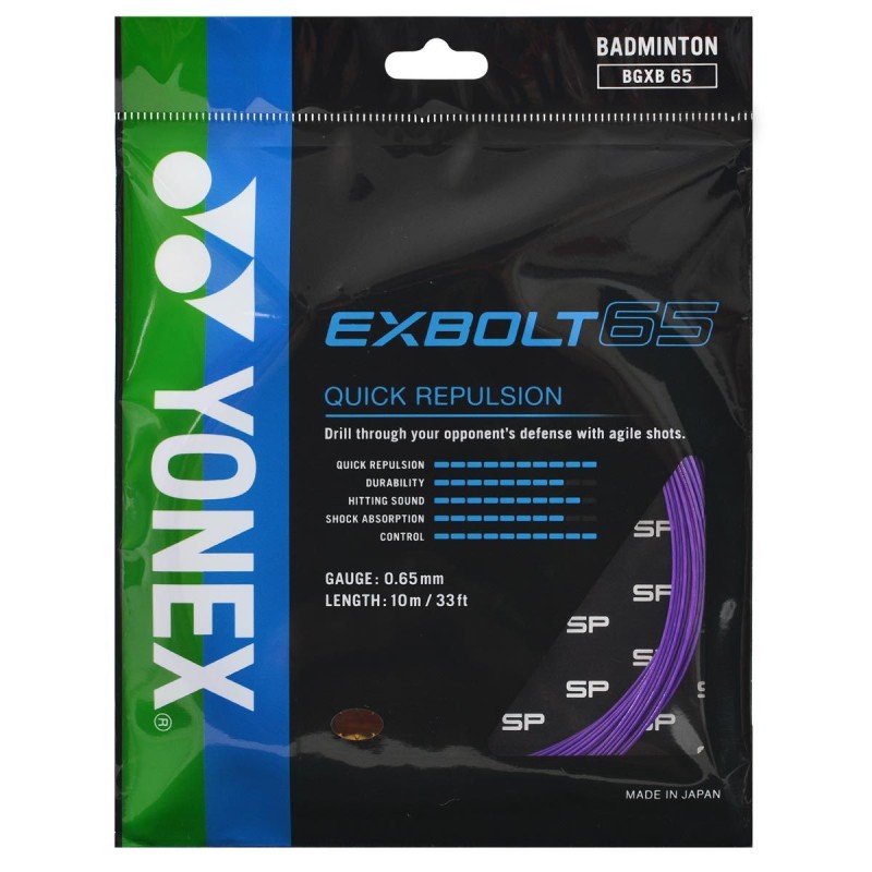 YONEX ExBolt 65 Badminton String YONEX ExBolt 65 Badminton String