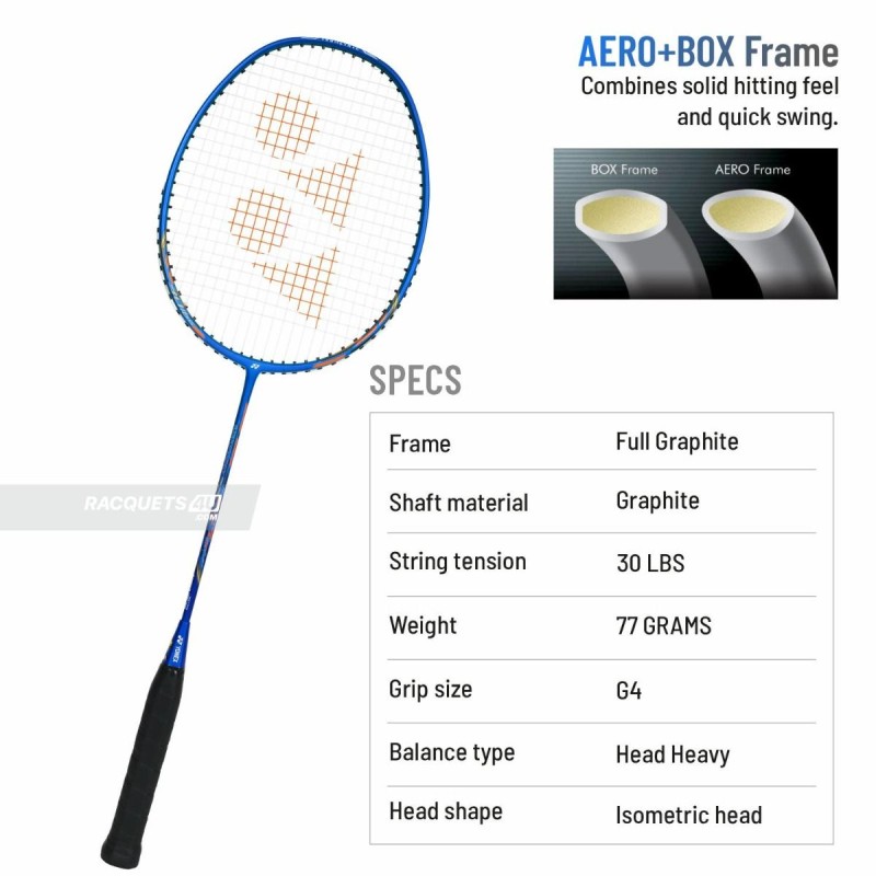 Yonex Nanoray 72 Light Badminton Racquet (Strung, Blue) Yonex Nanoray 72 Light Badminton Racquet (Strung, Blue)