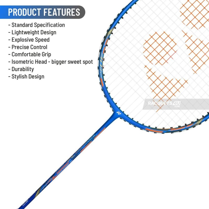 Yonex Nanoray 72 Light Badminton Racquet (Strung, Blue) Yonex Nanoray 72 Light Badminton Racquet (Strung, Blue)