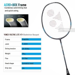 YONEX Voltric Lite 47i Badminton Racquet (Strung) YONEX Voltric Lite 47i Badminton Racquet (Strung)