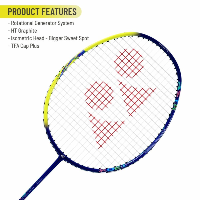 YONEX Astrox 02 Clear Badminton Racquet (Strung, Blue) YONEX Astrox 02 Clear Badminton Racquet (Strung, Blue)
