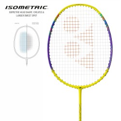 YONEX Nanoflare 002 Clear Badminton Racquet (G5 Strung, Yellow) YONEX Nanoflare 002 Clear Badminton Racquet (G5 Strung, Yellow)