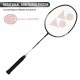 YONEX Nanoflare Speed 7 Badminton Racquet (Strung, Black/White) YONEX Nanoflare Speed 7 Badminton Racquet (Strung, Black/White)