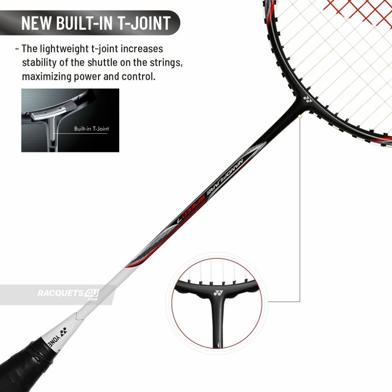 YONEX Nanoflare Speed 7 Badminton Racquet (Strung, Black/White) YONEX Nanoflare Speed 7 Badminton Racquet (Strung, Black/White)