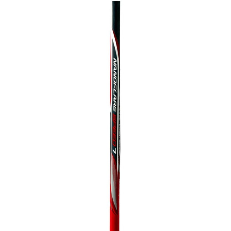 YONEX Nanoflare Speed 7 Badminton Racquet (Strung, Aura Red) YONEX Nanoflare Speed 7 Badminton Racquet (Strung, Aura Red)