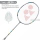 YONEX Nanoflare 700 Game Badminton Racquet (Strung, Silver/Blue) YONEX Nanoflare 700 Game Badminton Racquet (Strung, Silver/Blue)
