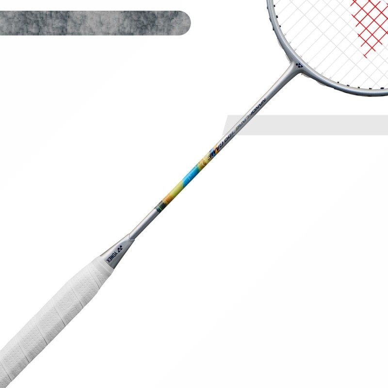 YONEX Nanoflare 700 Game Badminton Racquet (Strung, Silver/Blue) YONEX Nanoflare 700 Game Badminton Racquet (Strung, Silver/Blue)