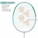 YONEX Nanoflare 001 Feel Badminton Racquet (Strung, White/Mint) YONEX Nanoflare 001 Feel Badminton Racquet (Strung, White/Mint)