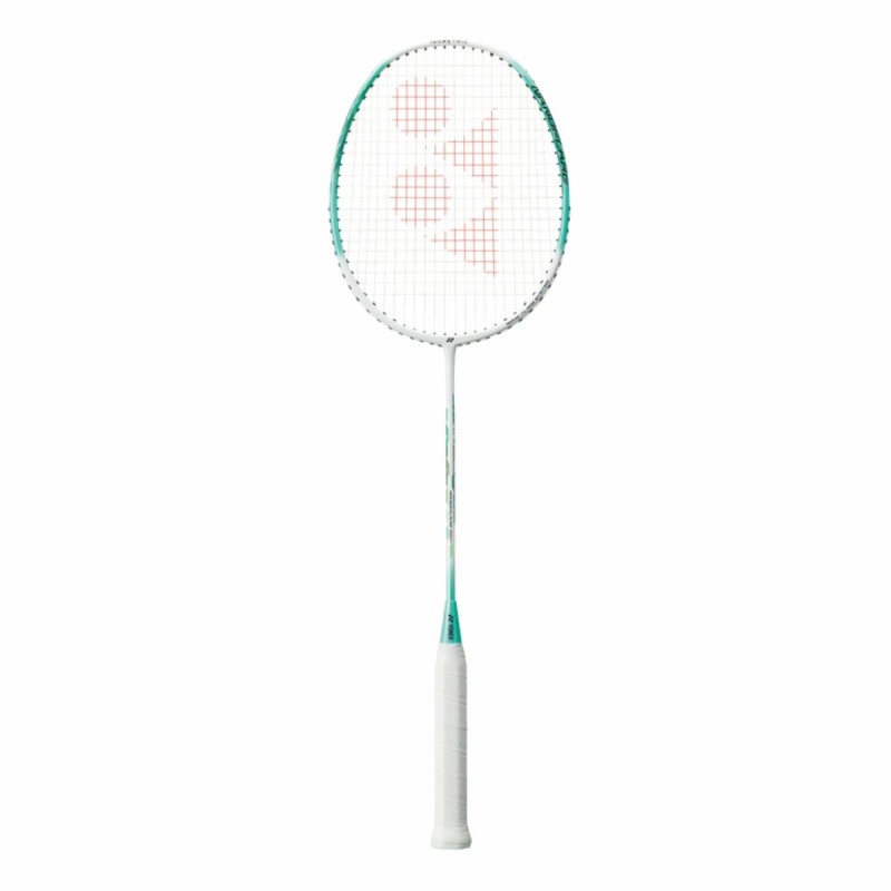 YONEX Nanoflare 001 Feel Badminton Racquet (Strung, White/Mint) YONEX Nanoflare 001 Feel Badminton Racquet (Strung, White/Mint)