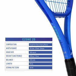 YONEX Ezone 25 Tennis Racquet (Blast Blue, 225 g) YONEX Ezone 25 Tennis Racquet (Blast Blue, 225 g)