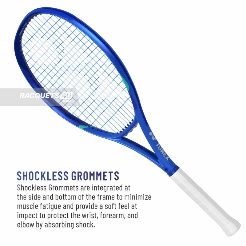 YONEX Ezone Alpha SL Tennis Racquet (Blast Blue, 245g Strung)