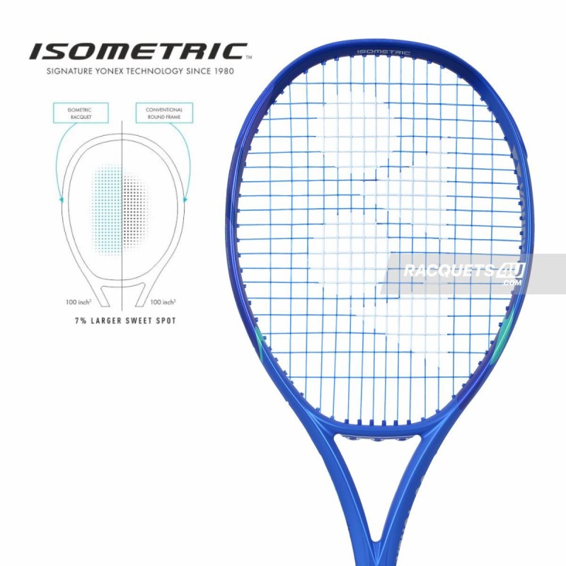 YONEX Ezone Alpha SL Tennis Racquet (Blast Blue, 245g Strung)