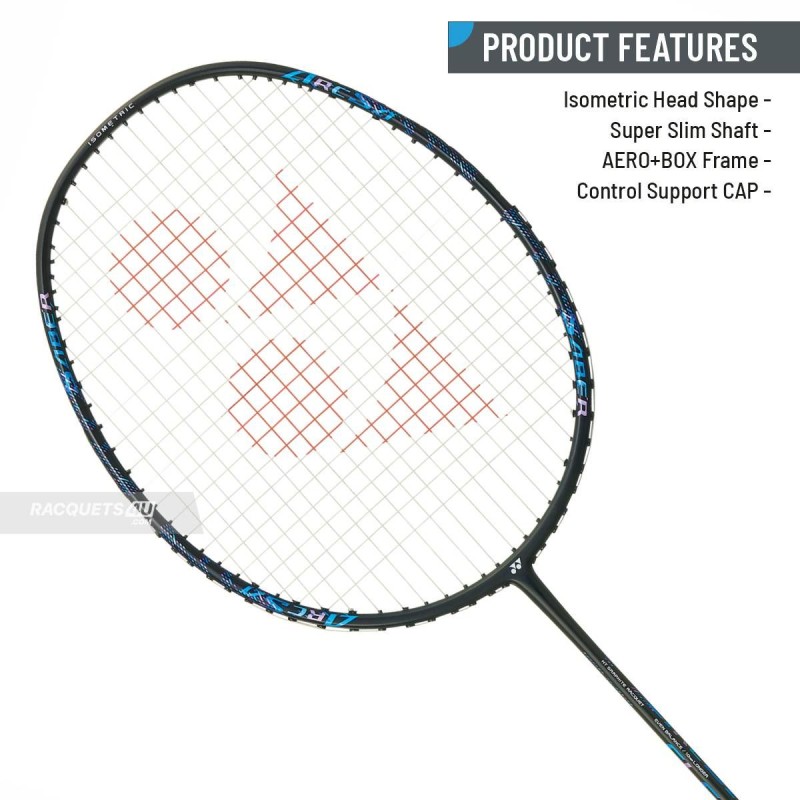 YONEX Arcsaber 2 Clear Badminton Racquet (Strung, Black/Blue) YONEX Arcsaber 2 Clear Badminton Racquet (Strung, Black/Blue)