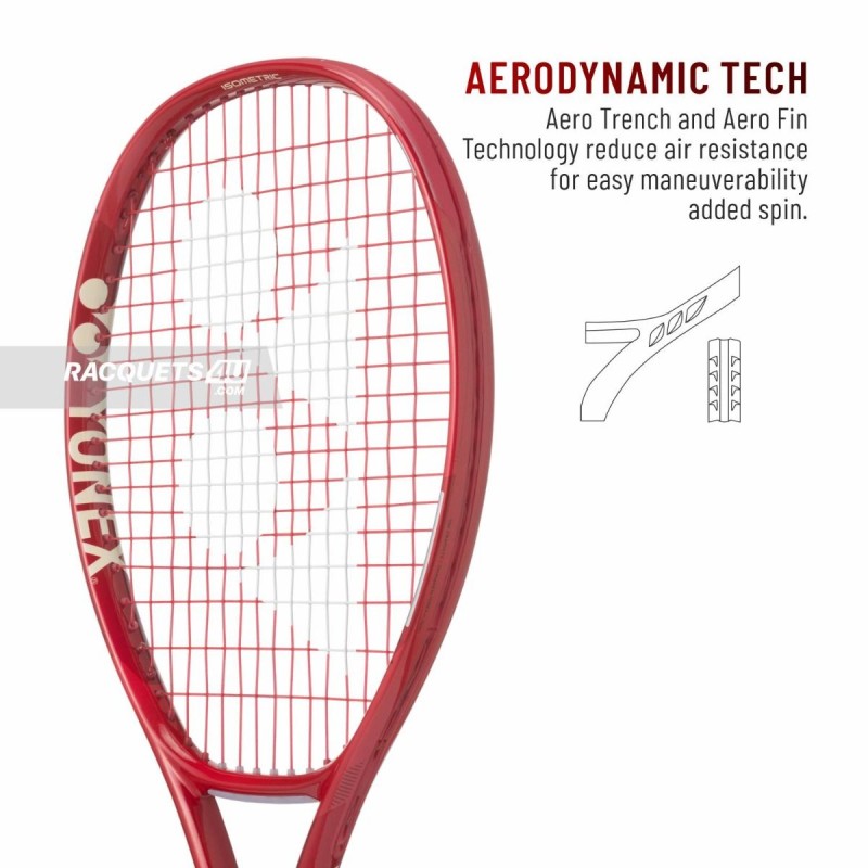 YONEX Vcore Alpha SL Tennis Racquet (Ruby Red, Strung) YONEX Vcore Alpha SL Tennis Racquet (Ruby Red, Strung)