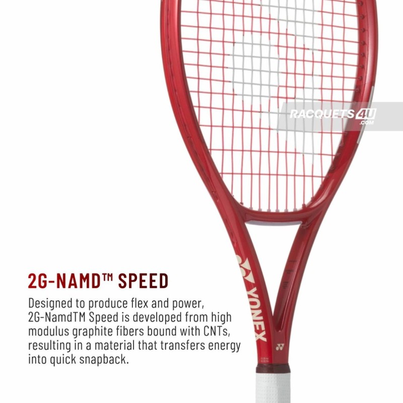 YONEX Vcore Alpha SL Tennis Racquet (Ruby Red, Strung) YONEX Vcore Alpha SL Tennis Racquet (Ruby Red, Strung)