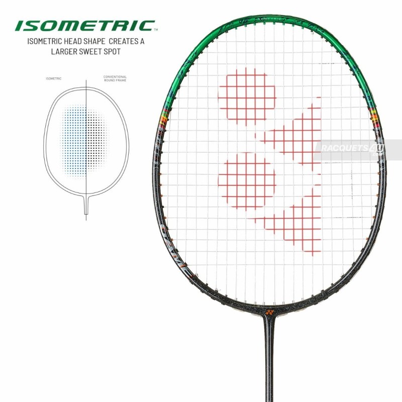 YONEX Astrox 99 Game Badminton Racquet (Strung, Black/Green)