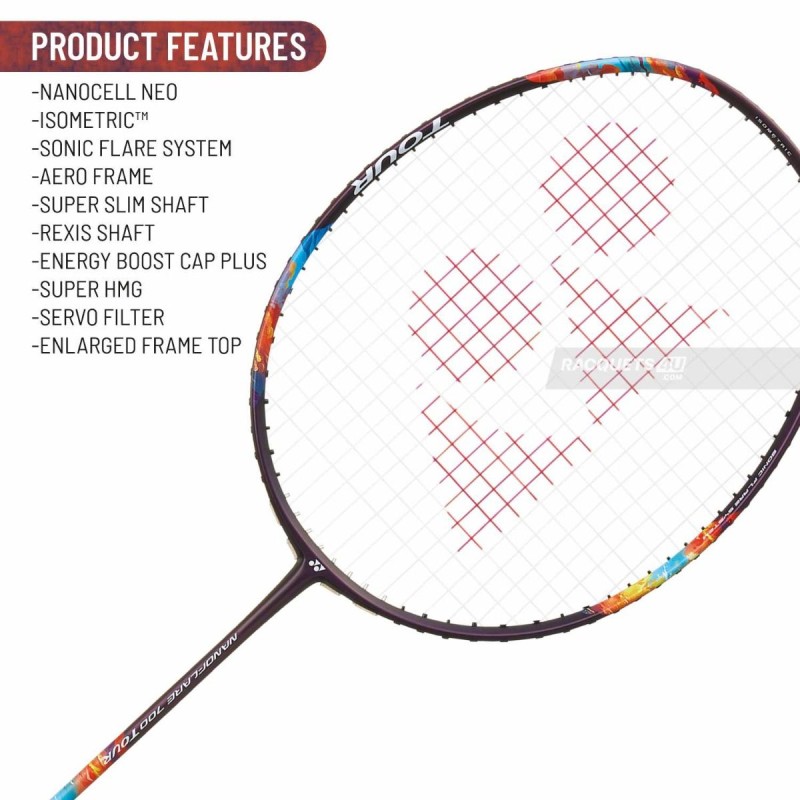 YONEX Nanoflare 700 Tour Badminton Racquet (Unstrung, Midnight/Purple) YONEX Nanoflare 700 Tour Badminton Racquet (Unstrung, Midnight/Purple)