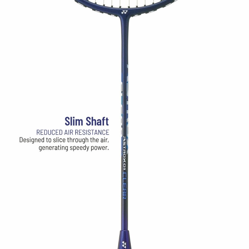 YONEX Astrox 01 Clear Badminton Racquet (Strung, Black/Blue) YONEX Astrox 01 Clear Badminton Racquet (Strung, Black/Blue)