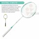 YONEX Astrox 01 Feel Badminton Racquet (Strung, White/Mint) YONEX Astrox 01 Feel Badminton Racquet (Strung, White/Mint)