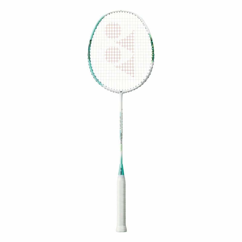 YONEX Astrox 01 Feel Badminton Racquet (Strung, White/Mint) YONEX Astrox 01 Feel Badminton Racquet (Strung, White/Mint)