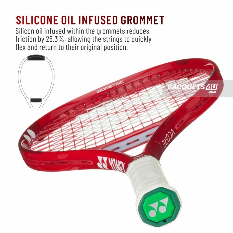 YONEX Vcore 25 Tennis Racquet (Ruby Red)