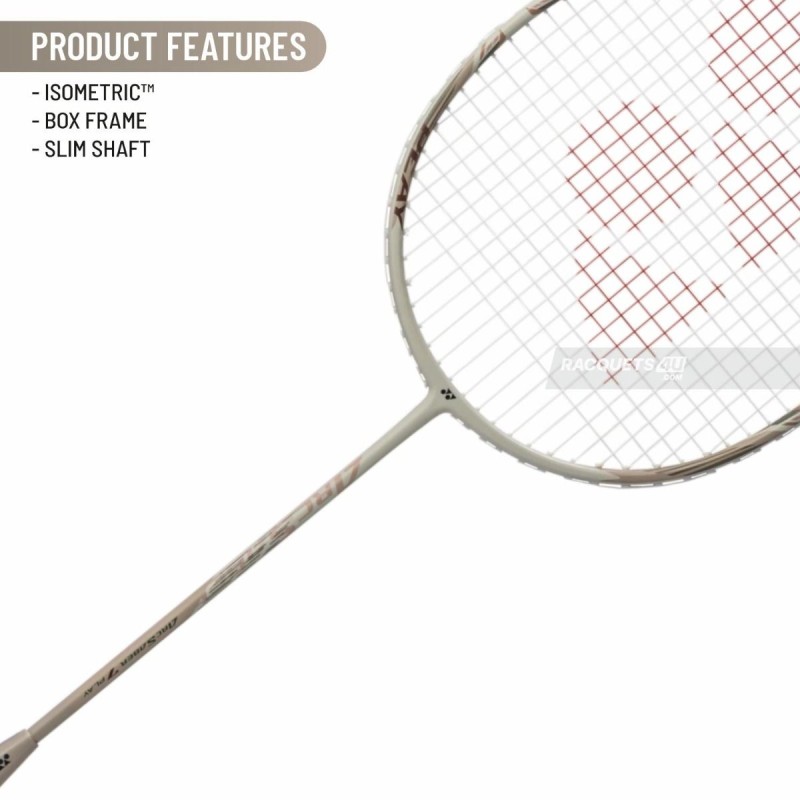 YONEX Arcsaber 7 Play Badminton Racquet (Light Beige, Strung) YONEX Arcsaber 7 Play Badminton Racquet (Light Beige, Strung)