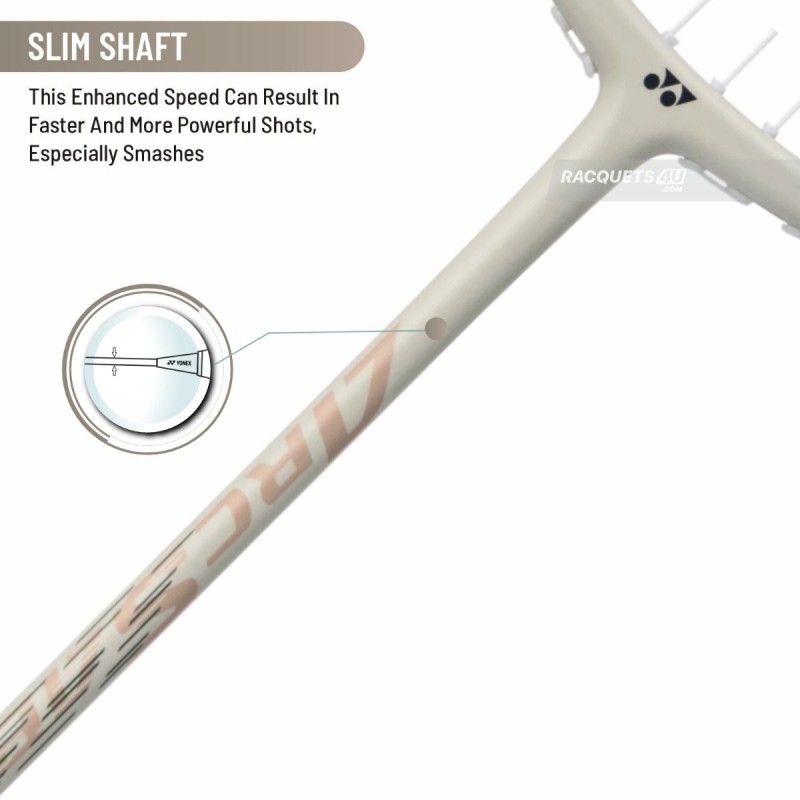 YONEX Arcsaber 7 Play Badminton Racquet (Light Beige, Strung) YONEX Arcsaber 7 Play Badminton Racquet (Light Beige, Strung)