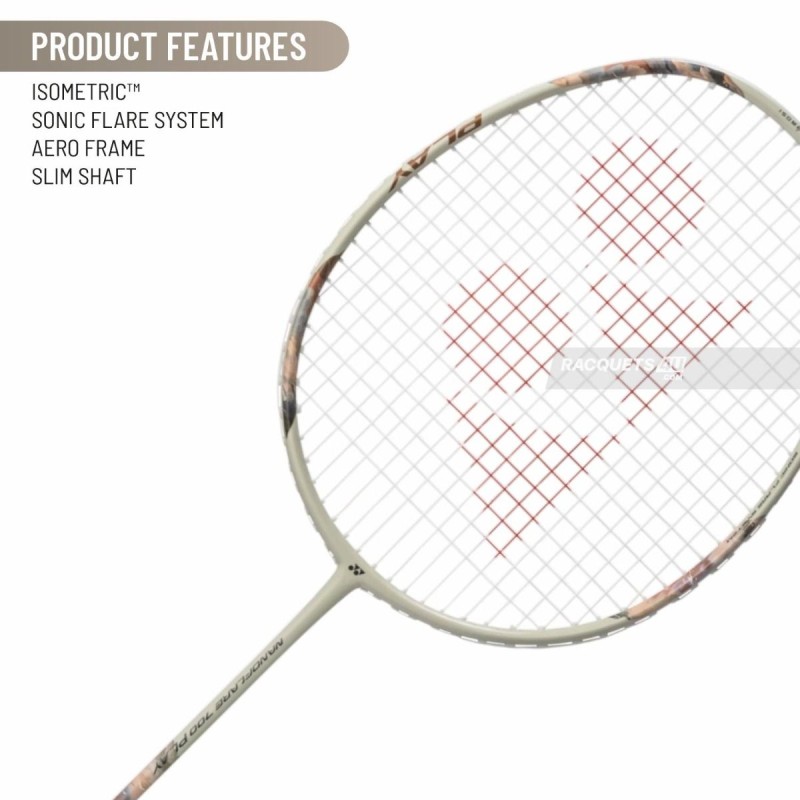 YONEX Nanoflare 700 Play Badminton Racquet (Light Beige, Strung) YONEX Nanoflare 700 Play Badminton Racquet (Light Beige, Strung)