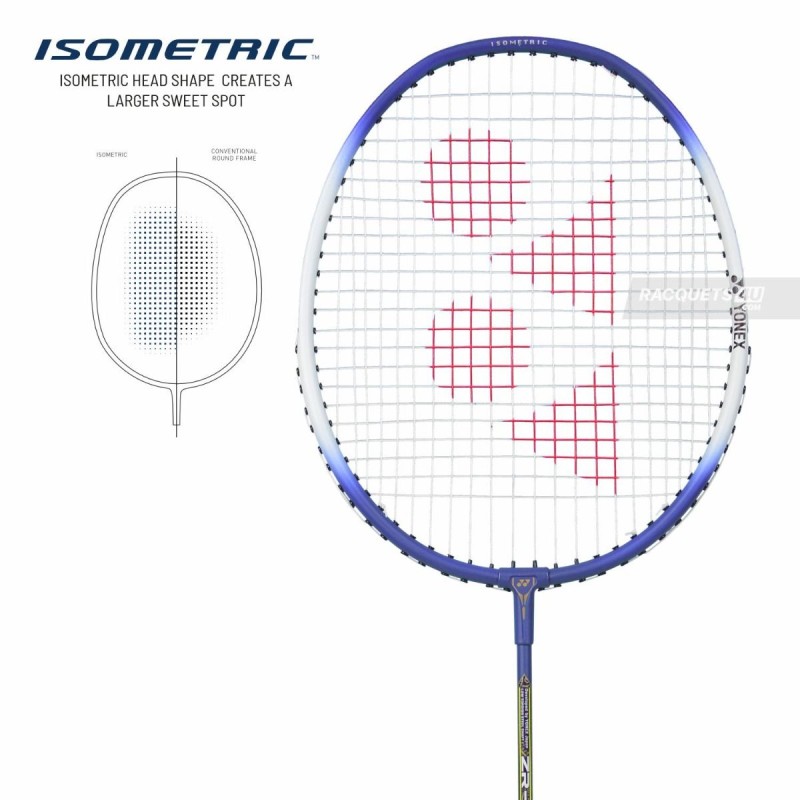 YONEX ZR 100 Light Badminton Racquet (Strung, White Blue) YONEX ZR 100 Light Badminton Racquet (Strung, White Blue)