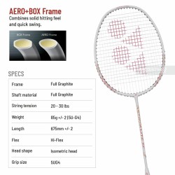 YONEX Astrox Lite 37i Badminton Racquet (Strung, Off White) YONEX Astrox Lite 37i Badminton Racquet (Strung, Off White)
